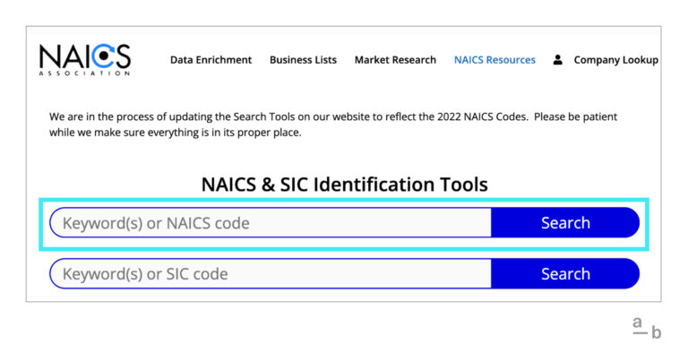 How To Use NAICS Codes To Classify Businesses At Bay   Ab Kc Classification 1 768x394 